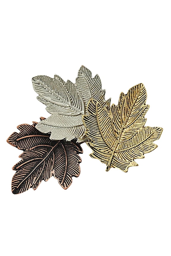 Brooch Stylish Maple Leaf Lapel Pin for Coat Sweater Shirt Dress