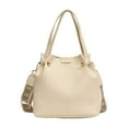 thumbnail image 1 of EHJRE Bucket Bag for Women Detachable Shoulder Strap Portable Stylish Commuting Travel Beige, 1 of 9