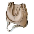 thumbnail image 1 of EHJRE Bucket Bag for Women Detachable Shoulder Strap Portable Stylish Commuting Travel Khaki, 1 of 9