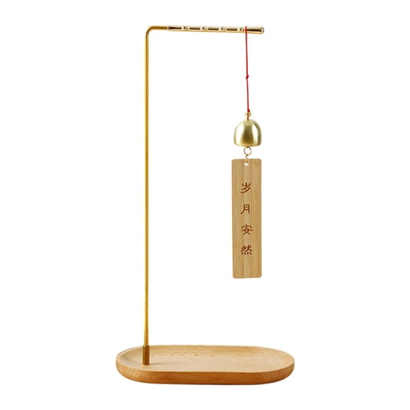 EHJRE Calligraphy Brush Holder Lightweight Luxury Hanger for Gift Office Apartment With Wind Chime