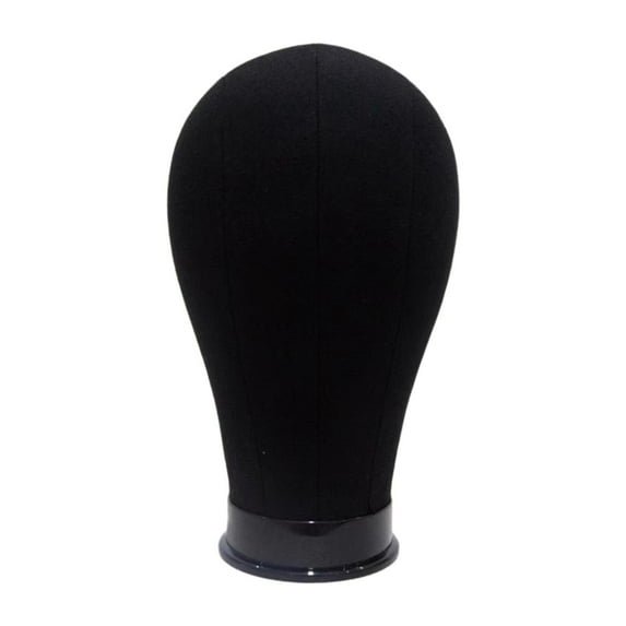 EHJRE Canvas Block Head Head Hat Holder Sturdy for Making s Display Multipurpose Holder Mannequin Head Stand for 22inch