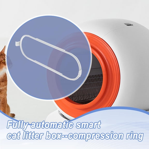 EHJRE Cat Litter Box Accessories, Including Cat Litter And Replacement Parts for The Waste Bin. Made of PP Material for Efficient Waste Separation An pressure ring