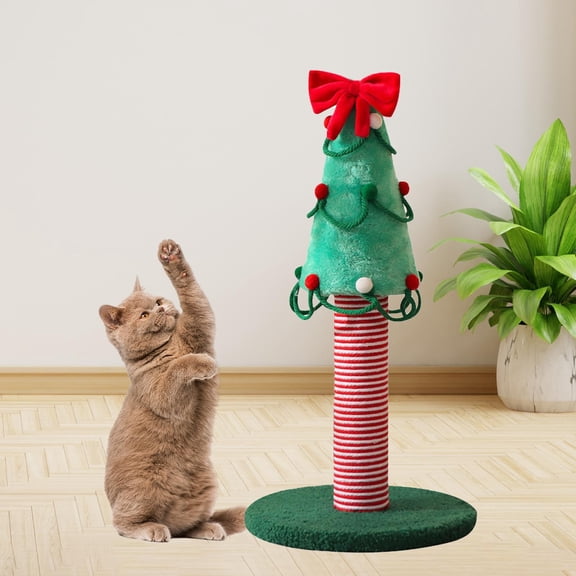 EHJRE Cat Scratching Post, Cat Scratching Post, Sofa Furniture Protector, Kitten Toy, Christmas Tree, Decorative for Training, Playing, Exercise