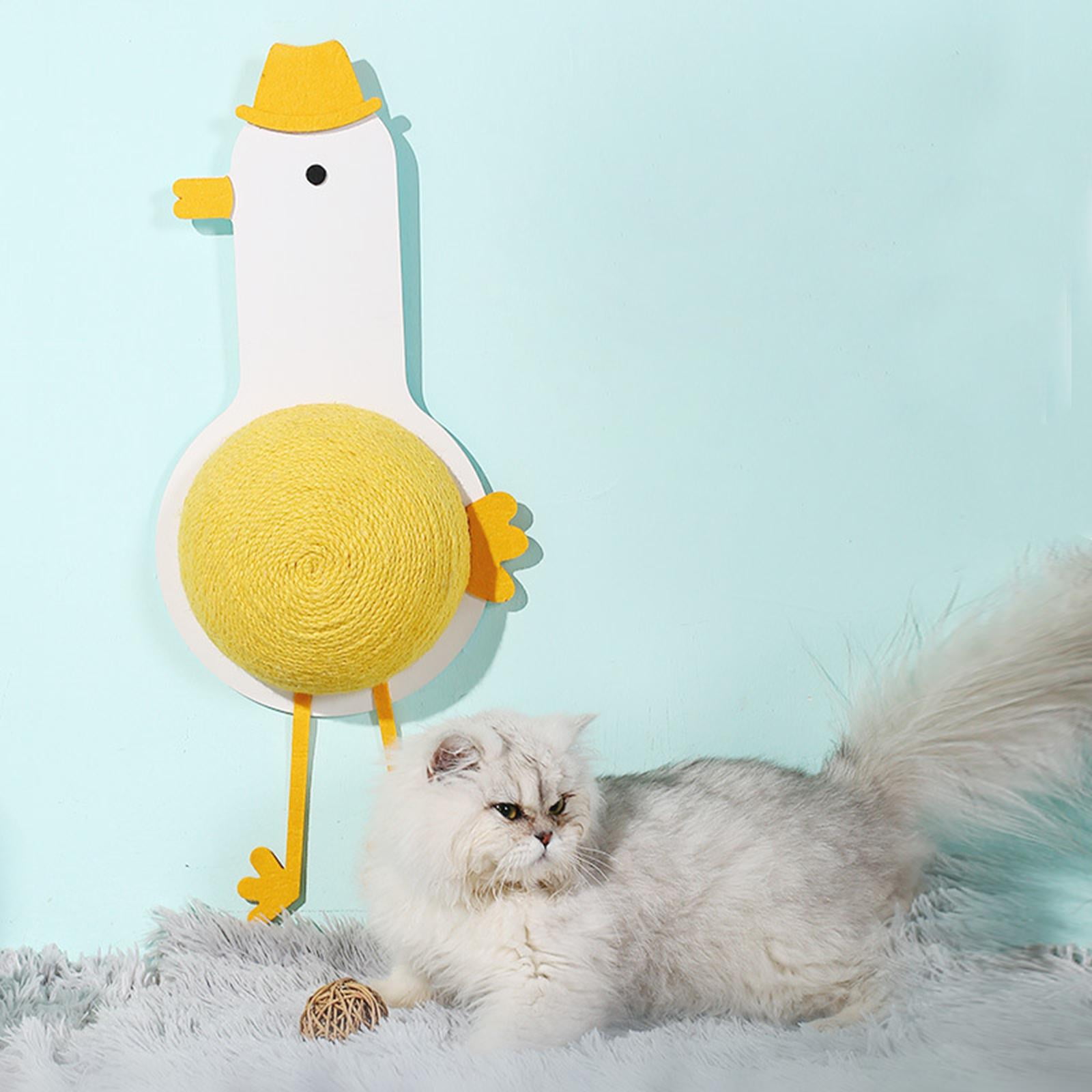 EHJRE Cat post for scratching, cat climbing Small with Sisal, Cat Scratcher Hanging Toys, Scratch Post for Indoor Large Cats, Kitten Climbing