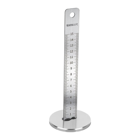 EHJRE Ceiling Floor Tile Height Ruler, Level Positioning with Scale Easy to Store Equal Height Ruler for Tiling Wall Gradienter Lay