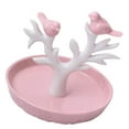 thumbnail image 1 of EHJRE Ceramic Tree Jewelry Holder Earring Bracelet Necklace Organizer Stand Pink, 1 of 7