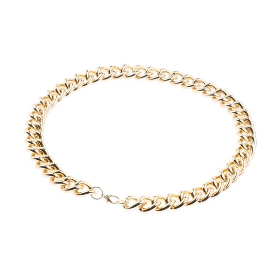 EHJRE Chain with Circle Women Fashion Necklace Hippy Ornament 60CM L