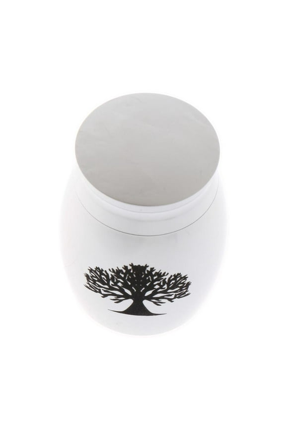 Charm Stainless Steel Cremation Ash Holder Openable Urn Accessories - Tree Of Life
