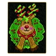 thumbnail image 1 of EHJRE Christmas Latch Hook Kit DIY Rug Making Carpet Embroidery Kit Elk, 1 of 9