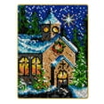 thumbnail image 1 of EHJRE Christmas Latch Hook Rug Kits for Carpet Rug Making, Needlework Decor House, 1 of 9