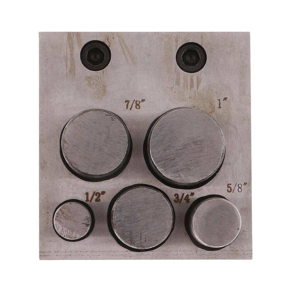 EHJRE Circle and Round Disc Cutter Set Jewelry Making Metal Cutting ...