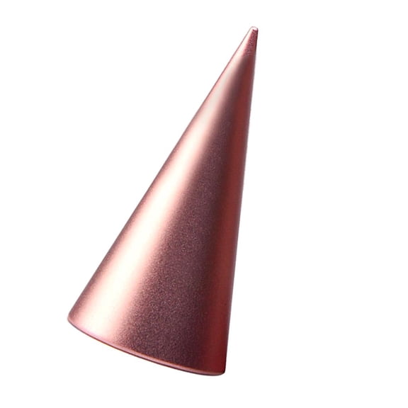 EHJRE Cone Stand Rack Holder Counter Top Jewelry Display Showcase Shelf - Rose Gold, 7.8cm