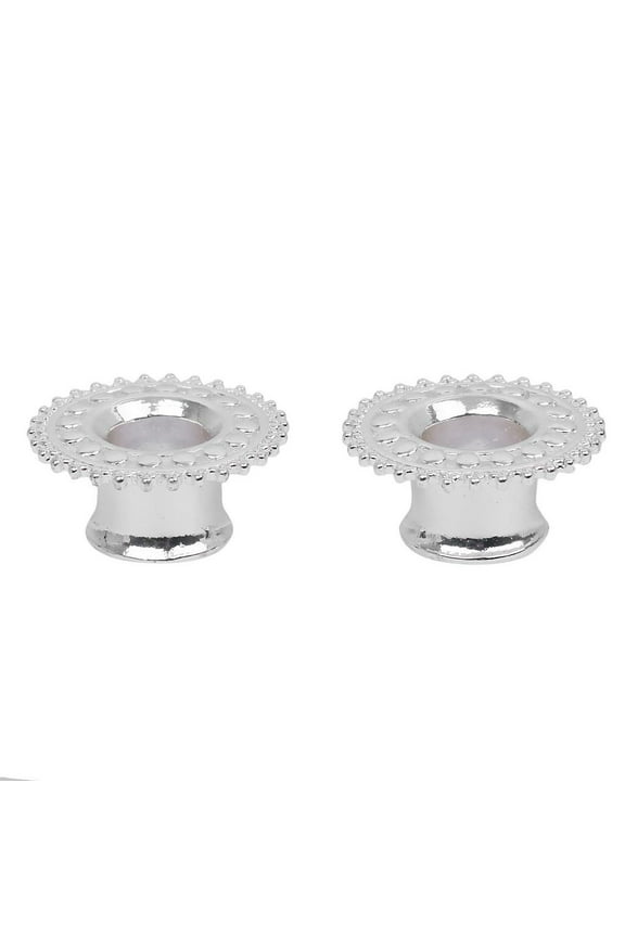 Copper Metal Ear Plug Gauges Tunnel Hollow Flower Ear Stretchers 12mm