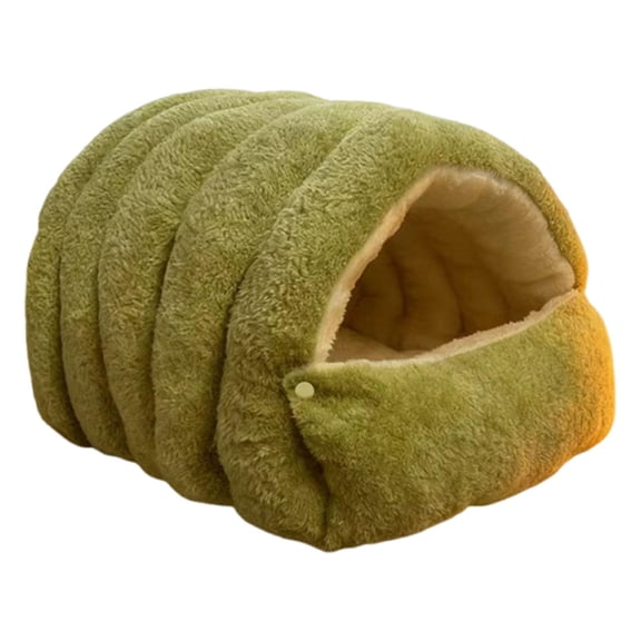 EHJRE Cozy And Comfortable Cat Bed, Pet House, Cat Pod, Automatic Heating, Safe Cat Nest, Kitten Shelter, Pet Supplies for Hedgehogs, Rabbits, And Hamsters Green M