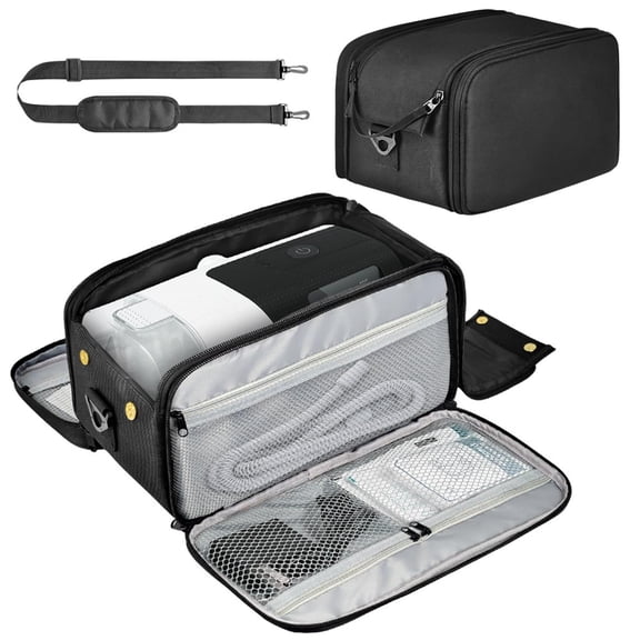 EHJRE Cpap Travel Bag Cpap Carrying Case Durability Portable Versatile Oxford Cloth Large Capacity Shockproof with Handle Organizer