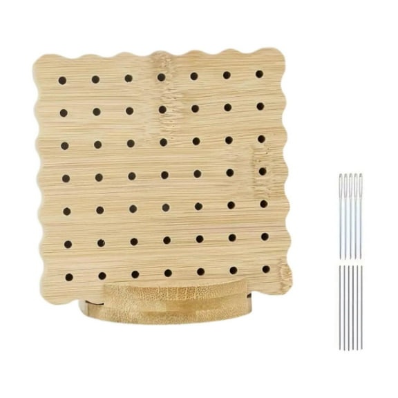 EHJRE Crochet Blocking Board Hole Board Crochet Board for Blocking and Pins for Granny 10cmx10cm