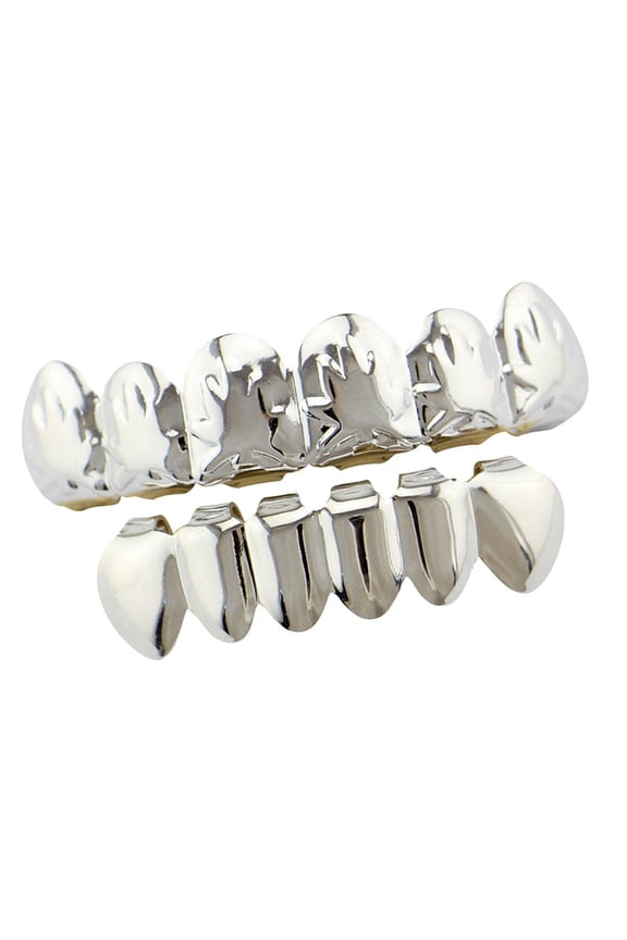 Custom Fit Palted Top And Bottom Grill Hip Hop -