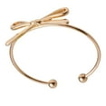 thumbnail image 1 of EHJRE Cute Bow-knot Bowknot Bracelet Women Girl Luxury Cuff Bangle Birthday Gifts Gold, 1 of 8