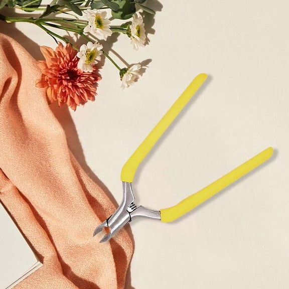 EHJRE Cuticle Cuticle Remover Tool, Tools, Manicure Clipper, Stainless Steel Cuticle Clipper Cuticle Cutter, for Fingernails - Yellow