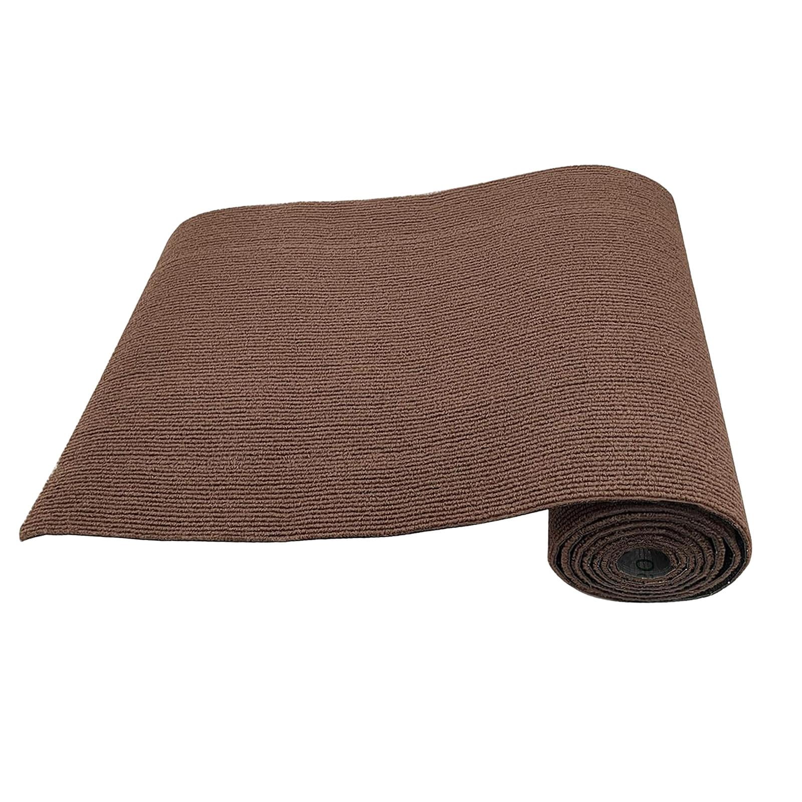 EHJRE Cuttable Scratching Mat for Cats, Self- Replacement Mat, 40 X 200 Cm, Cover for Scratching Post Shelves, Cat Carpet for Cat Scratching Post Brown