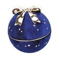 thumbnail image 1 of EHJRE Delicate Bow Round Necklace Pendant Box Jewelry Display Packing Collection Blue, 1 of 9