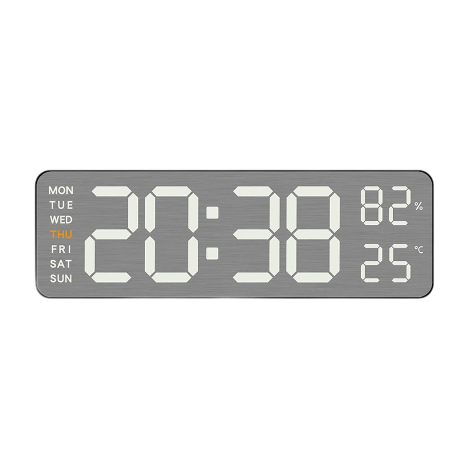 EHJRE Digital Wall Clock Large Display Table Clock for Office ...