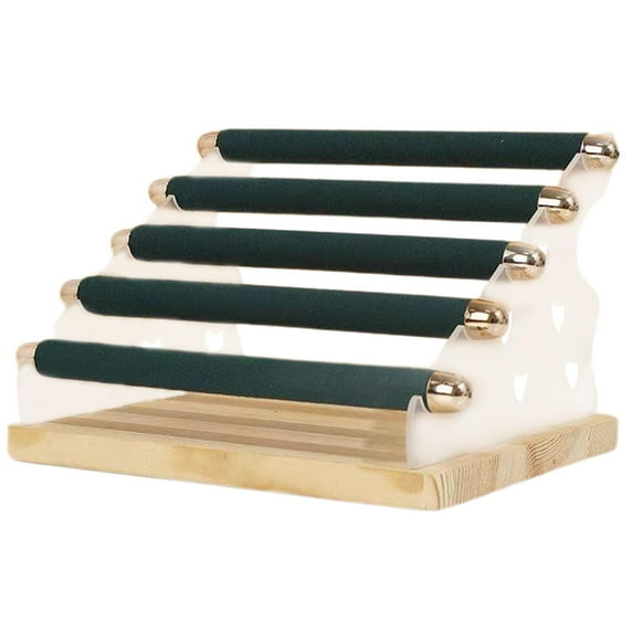 EHJRE Display Stand Decorative Jewelry Rack for Shop Window Desk Organization Dark Green