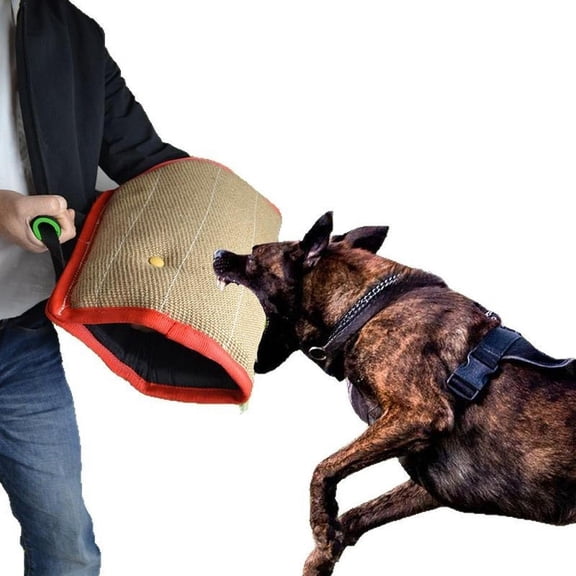 EHJRE Dog Bite Sleeve Heavy Duty Dog Training Sleeve for Young Dogs Work Dog Puppy red edge