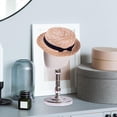 thumbnail image 1 of EHJRE Dome Model Head Hat Display Rack Detachable Head Circumference 20.5 inch Model Head Hat Holder for Hat Headwear Shopping Mall White Silver, 1 of 8