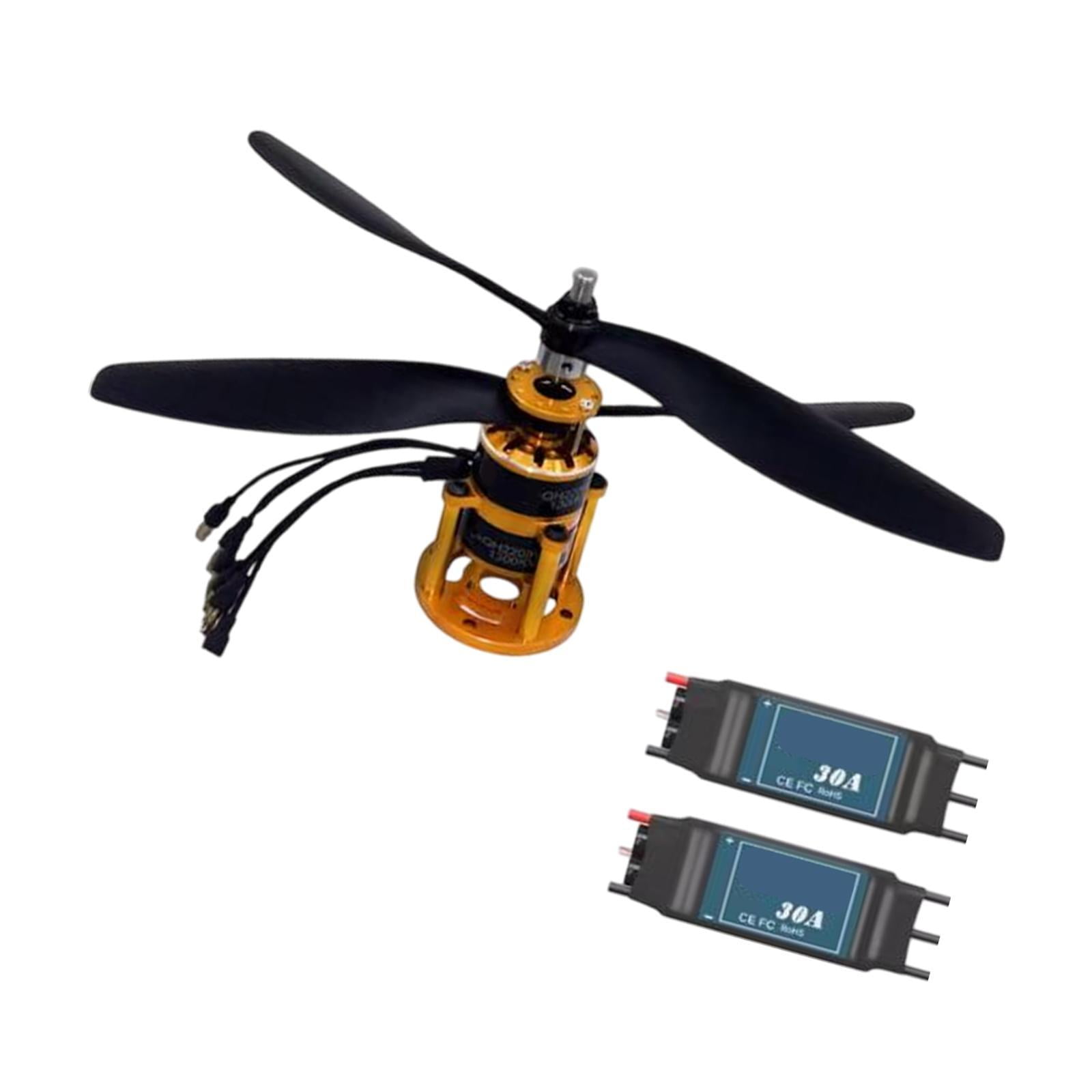 RC Flugzeug Motor Set – Kernloser Motor 8520 Mit Untersetzungsgetriebe & Propeller Für Modellbau & Spielzeug