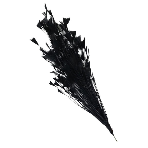 EHJRE Dyed Chicken Feather Sprays On Wire Craft Embellishment for DIY Craft Blue