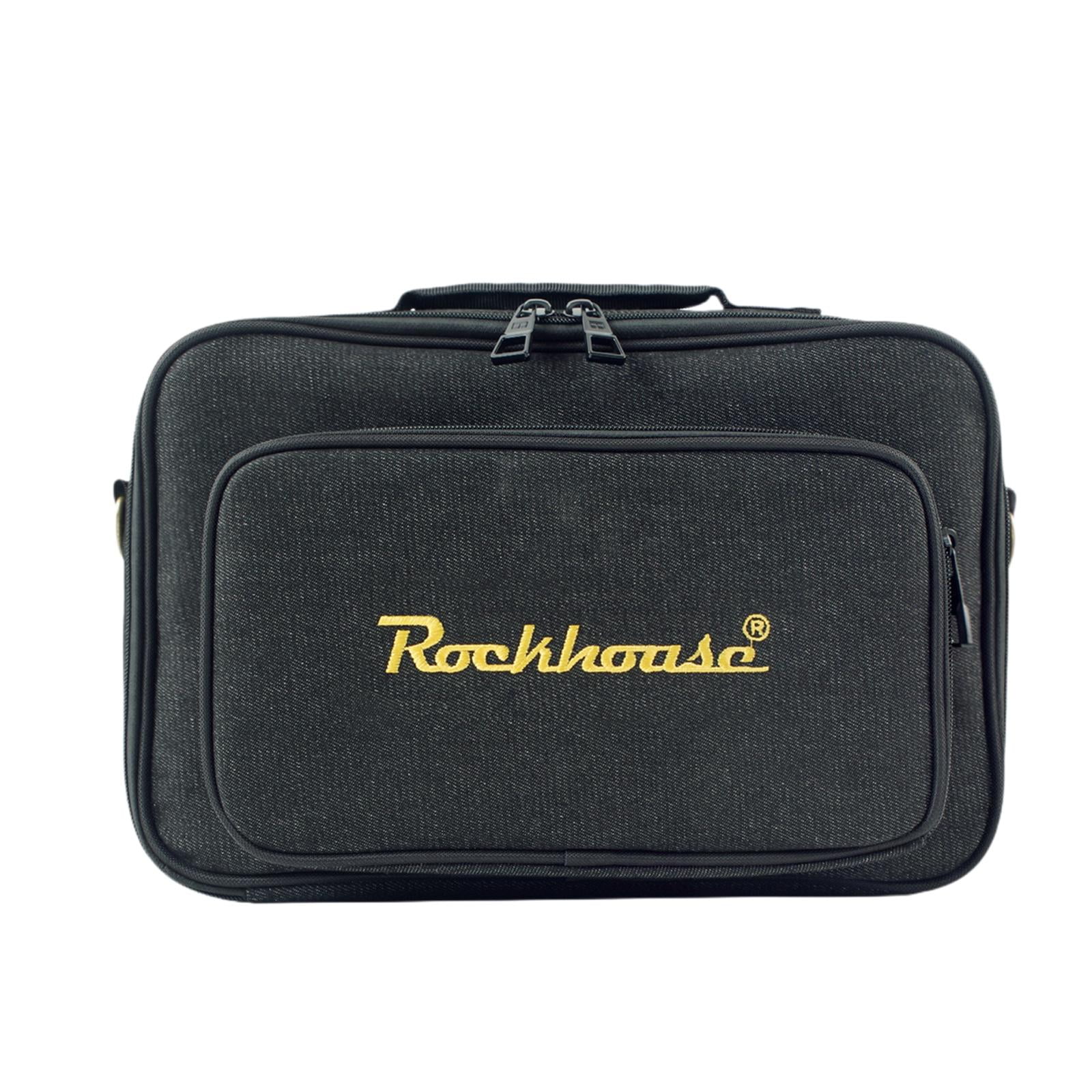 EHJRE Electric Guitar Pedals Storage Bag Scratch Resistant Organizer Multieffects Case S