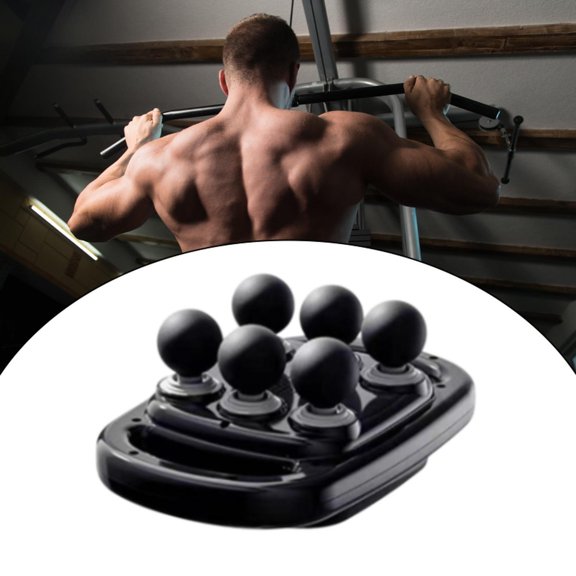 EHJRE Electric Massager,Massage 6 Heads Muscle Electric Massager Tool,Neck Legs Arms Waist Back Buttocks Full Body,Deep Tissue Electric Massage Pillow 9 Modes,Handheld Electric Massager Black