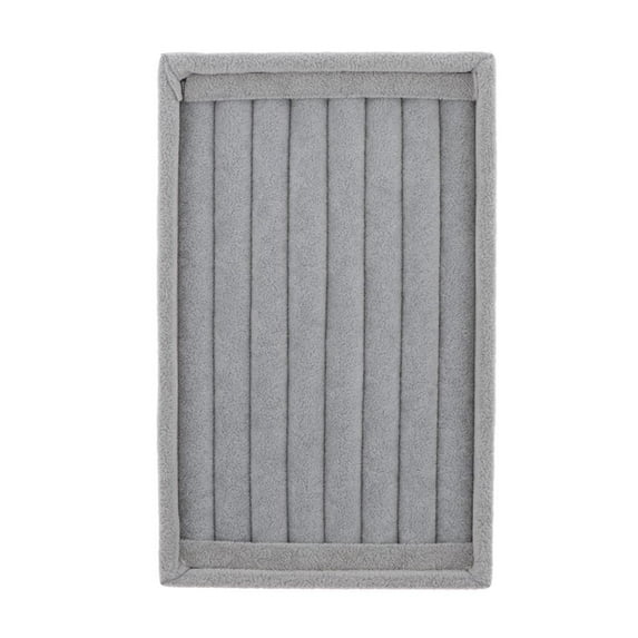 EHJRE Elegant Velvet Display tray and storage Showcase Jewelry Holder Organizer Gray 1