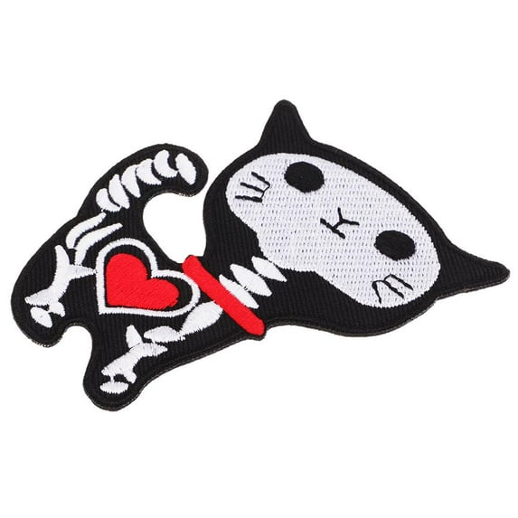 EHJRE Embroidered Iron on/Sew on Patches for Clothes Bag Appliques - Cat