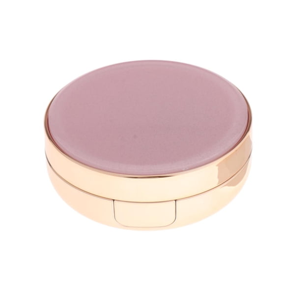 EHJRE Empty Loose Powder Case Refillable Container for Bb Liquid Tint Foundation with Mirror And Puff DIY Cosmetics