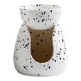 thumbnail image 1 of EHJRE Essential Oil Burner Ceramic Oil for Office Party Table Centerpiece Black Dots, 1 of 9
