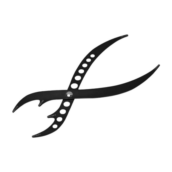 EHJRE Eyebrow Ruler Eyebrow Stencil Guide Easy to Use Draw Eyebrow Makeup Assistant Tool for Home Artists Makeup Woman Black