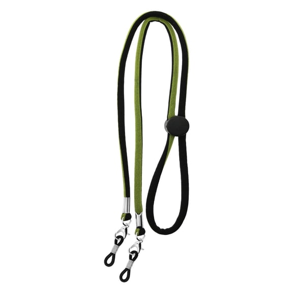 EHJRE Eyeglass Chains Lanyard Glasses Strap Durable Anti Lost Portable Glasses Holder Chains Neck Lanyard Cord Adult Kids Men Woman green and black