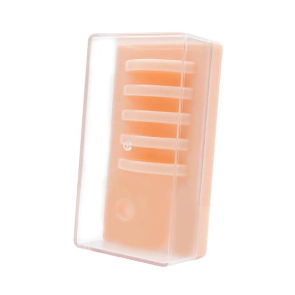 EHJRE Eyelash Extension Holder Acrylic Grafting Pallet Organizer Box with Dustproof Lid Compact Lash Tile Storage Container Suitable for Beauty Artist Salon Pink
