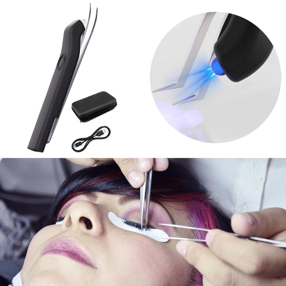 EHJRE Eyelash Tweezers Lamp Portable Eyelash Extension Lamp Artists Lightweight Home Practical Beauty Device Quick Curing Lash Tool