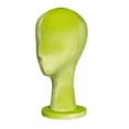 thumbnail image 1 of EHJRE Female Head Mannquin Hat Display Mannequin Head Professional Display Styling Velvet Head Dress Form for Halloween Hat Headset green, 1 of 8