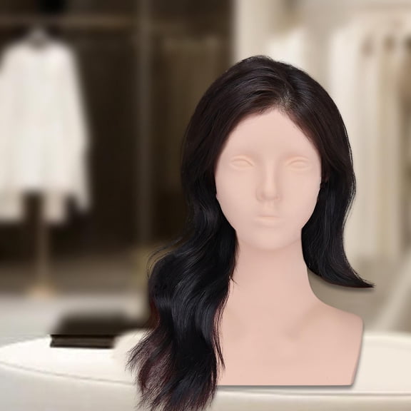 EHJRE Female Mannequin Head Wig Display Stand Stable Professional Multipurpose Wig Holder Manikin Head Bust for Sunglasses Necklace