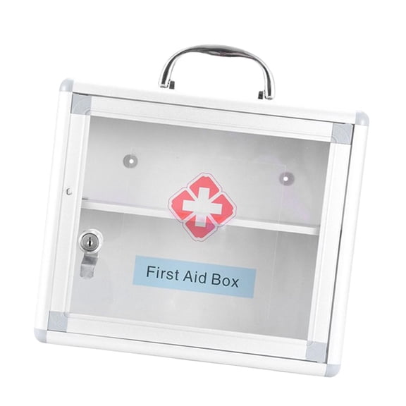 EHJRE First Aid Cabinet for Wall Mounting, First Aid Box Organization, Multi -purpose Organizer, Storage Box for Bathrooms, Office, Workplace, at Home S
