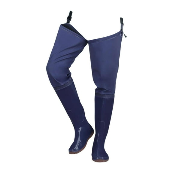 EHJRE Fishing Waders Rain Boots Stocking Boots Wading Sock Wear Resistant Water Pants Gardening for Men and Women Fishing Hip Wader 43