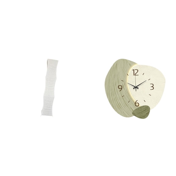 EHJRE Floor Lamp Shade Minimalist Lampshade Wall Clock Silent Wall Clock Durable Paper Lampshade Unique Design Practical Build Suitable for Office Kitchen Living Room Bedroom Gift Home