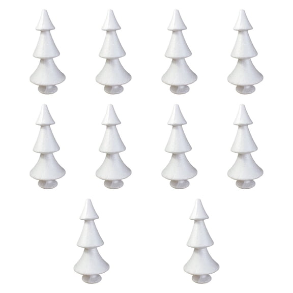 EHJRE Foam Christmas Trees Christmas Tree Foam Model Foam Crafts for Winter Inside 17.5cmx8cmx8cm