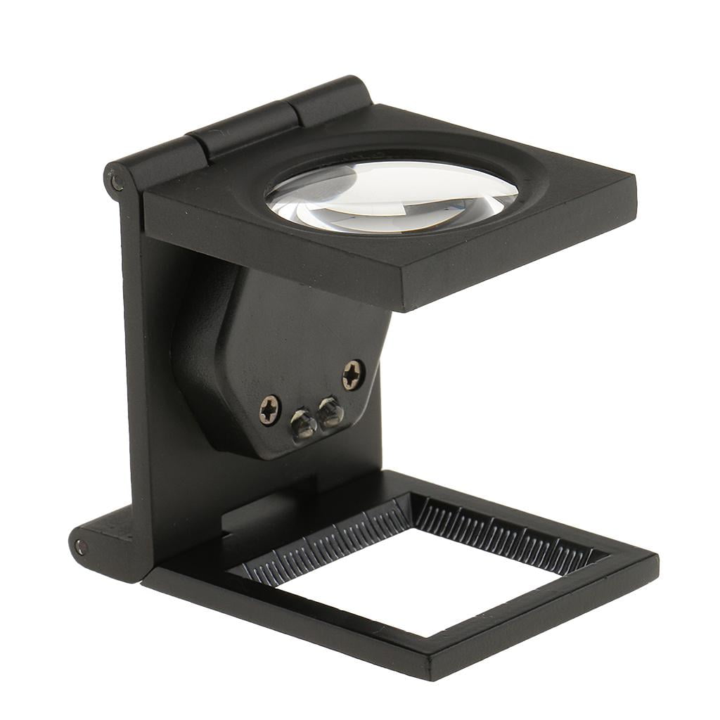 EHJRE Foldable LED Light 10x Magnification Magnifying Glass Jewelry Tool