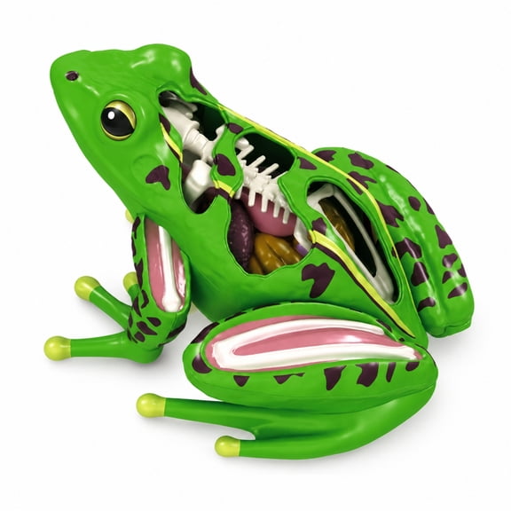 EHJRE Frog Anatomy Kit Dissection Model Educational 23 Removable Parts with Knowledge Cards for Students Homeschool Science