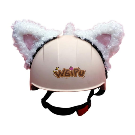 EHJRE Generic Helmet Accessories Cartoon Helmet Ears for Snowboarding Helmet White